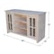 International Concepts EnteRTAinment / TV Stand, with 2 Doors, 48", Unfinished TV-34 - alternate 6